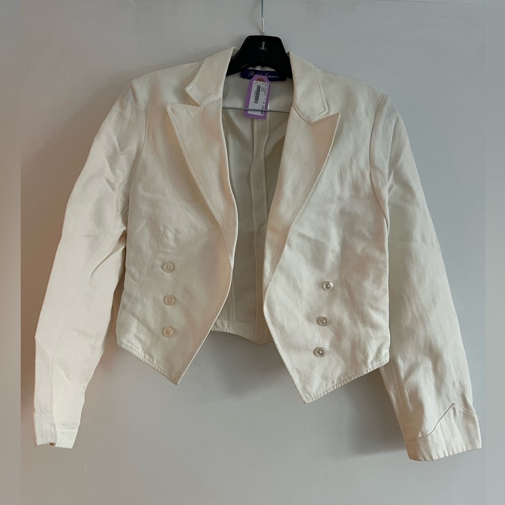 Ralph Lauren Purple Label Riding Linen Jacket